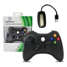Controle Gamer Sem Fio Tipo Xbx 360 Wireless 2.4G para PC com Receptor Kapbom