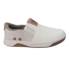 Sapatênis Infantil Casual Molekinho Branco Off Slip On 2623.100.28450