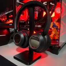 Suporte de Mesa para Fone Headset Controle Gamer Universal Elegante Minimalista