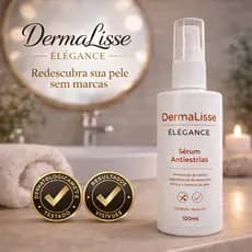 Sérum Antiestrias DermaLisse Élégance 100ml Reduz Estrias Rápido Pele Firme Hidratante Clareador Intensivo Resultado
