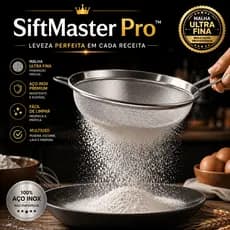 Peneira Cozinha 16cm Inox Resistente Durável Multifuncional Coador Alimentos Fácil Limpeza Utensílio Prático Preparo ...