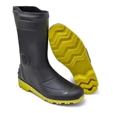 Bota de Chuva Galocha Pega Forte Grendene Impermeável Cano Médio Sola Borracha Antiderrapante