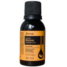 Óleo Capilar Rícino 30ml 100% Puro Vegetal e Natural Farmax
