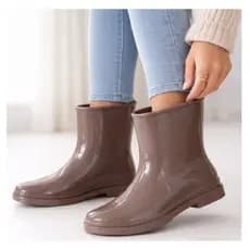Bota Galocha Feminina Cano Curto Grendene Jetsky Impermeável Bota De Chuva Feminina Chelsea Antiderrapante