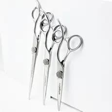 Wingsbro 6/7/8 Polegadas Tesoura De Corte De Cabelo Profissional Barbeiro De Aço Inoxidável Para Salão De Beleza E Domés