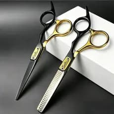 Tesoura De Corte De Cabelo Jaguar De 6.7 Polegadas Conjunto De Tesouras De Cabeleireiro Desbaste Para Barbeiro/Salão/Cas