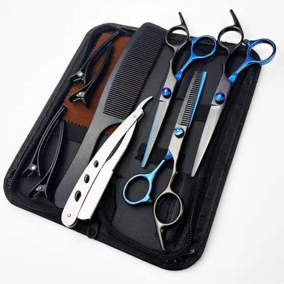 Wingsbro Tesoura De Corte De Cabelo De 6.7 Polegadas Profissional Para Doméstico Barbeiro/Salão Kit De Tesouras De Desba