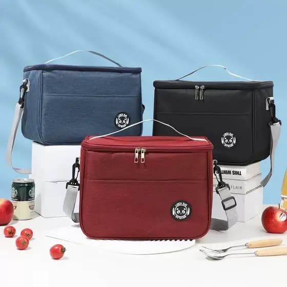 Bolsa Térmica Compacta para Marmita e Lanches com Isolamento Térmico