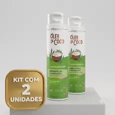 Kit 2 Cremes de Pentear Vita Seiva Óleo de Coco 300ml cada
