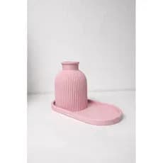 Vaso Decorativo Pequeno com Bandeja | Decoração Sala, Lavabo e Mesa