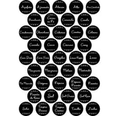 Adesivos para porta temperos, 41 modelos.