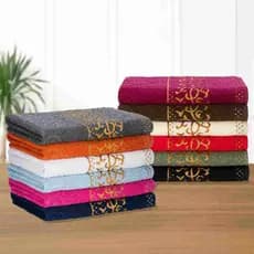 Kit com 3 Toalhas Banho 70x140cm 100% Algodão