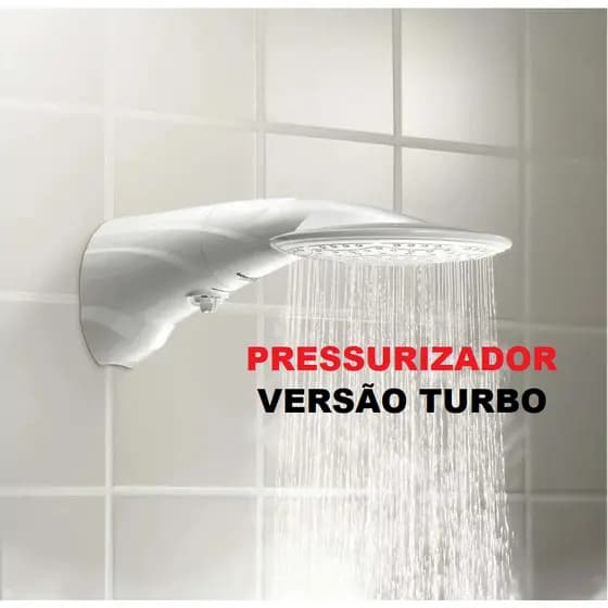Chuveiro Ducha Advanced TURBO com PRESSURIZADOR Multitemperaturas ou Eletrônico  127V/220V LORENZETTI