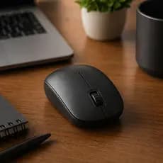 Mouse Sem Fio USB Ergonômico 2.4GHz Compacto Sensor Óptico para Notebook e Computador Desktop