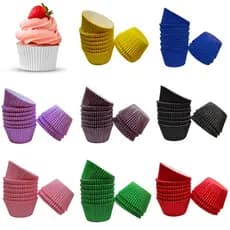 100 Forminha FORNEÁVEL para Cupcake e Mini Cupcake Reiki Embalagens