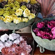 24 Forminhas Flor Luxo Beauty Doces Finos Casamentos Rosa Botão Lulli Fest
