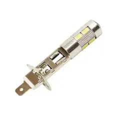 Par Lampada H1 10 Leds Cree Branca 6000k Carro Farol Milha