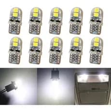 KIT 20 LAMPADAS T10 04 LEDS BASE PLACA ACDC