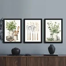 Quadros Decorativos para cozinha Artigos decorativos cozinha Moderno