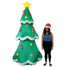 Arvore Natal Inflavel Natalina Decoraçao Loja Shopping Comercio Hall Entrada Vitrine Festa Evento Fim de ano Comemoraçao