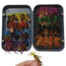 Isca Pesca Mosca Artificial Pescaria Peixe Fishing Tucunare Lambari Tainha Robalor Mar Açude Rio Lago