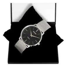 Relógio Orient Masculino Slim Mbsss007 P1sx Preto Safira