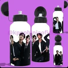 Garrafa Squeeze do ROWOON Ator de dorama coreano nosso destino - Garrafa de água térnica alumínio academia 500ml