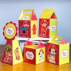 Kit Caixinhas Bombeiro/ Caixinhas Personalizadas