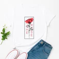 Tshirt Camiseta Feminina The Rose Flor World Tour Banda Brasil 2025