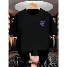 Camiseta Cristã Streetwear 100% Algodão Masculina e Feminina Estampada Jesus Love You Premium