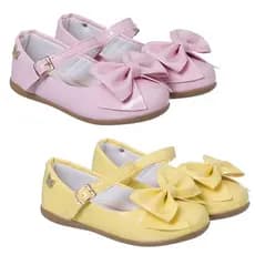 Sapatilha Infantil Menina Casual Verniz Cores Baby Laço Grande Moda Blogueirinha - 20 ao 34