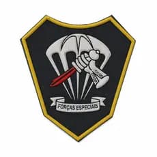 Patch Emborrachado Forças Especiais Velcro Para Mochila Gorro