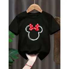 CAMISETA INFANTIL JUVENIL FEMININA MINNIE BLUSINHA ESTILOSA 100% algodão lançamento