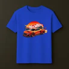 Camiseta Infantil Juvenil - Adulto - Unissex - HotWheels -