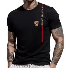 Camiseta Básica Porsche Carro esportivo Unissex Grife Camisa Porsche Estilo Blusa