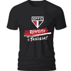 Camiseta Unissex  RESPEITA O TRICOLOR – Estilo, Conforto e Paixão MODELO ESPORTE