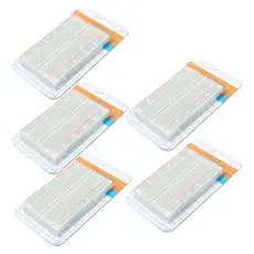Kit 5 Peças Protoboard 400 Pontos Furos Pinos