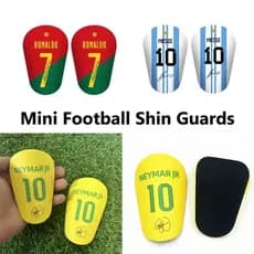 1Pair Mini Almofada De Futebol Shin Pad Resistente Ao Desgaste Protetor De Perna Absorvente De Choque Leve Tábua Footbal