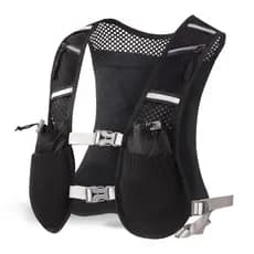 Colete De Hidratação Para Corrida , Mochila Homens E Mulheres , Respirável Com Bolsos , Bolsa Reflexiva Ajustável Caminh