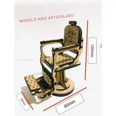 mini cadeira barbeiro