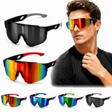 Kit 2 Óculos de Sol Esportivo UV400 Bike Corrida Praia