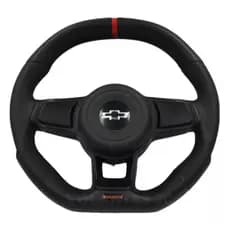Volante Evolution LG Preto Anel Vermelho Celta 2000 a 2014