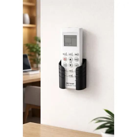 Suporte Controle Ar Tv Ventilador - Suporte de Parede Controle Remoto Moderno Organizado Suporte Controle Universal
