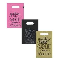 50 sacola 30x40 com frases boca de palhaço boca triste lindas frases para loja, oferta