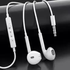 Fone De Ouvido Stereo Hrebos Sport Com Mic. P3 Cor Branco