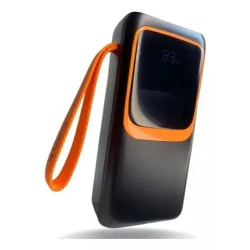 Power bank 30000 Turbo Lightning, USB, Type-c Preto