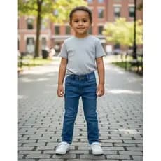 Calça Jeans Infantil Menino 1 á 15 anos Com Regulagem