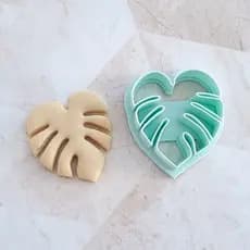 Cortador para Polymer Clay Folha Costela de Adão