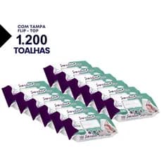 Kit 1200 Toalhinhas Umedecidas Castelo Rá-Tim-Bum Premium Lenços Revenda Barato