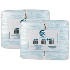 Kit 2 Fralda Geriátrica Adulto Segunda Linha Com 92 Unidades Extra Grande Incontinência Moderada